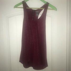 Aerie Red Glitter Tank